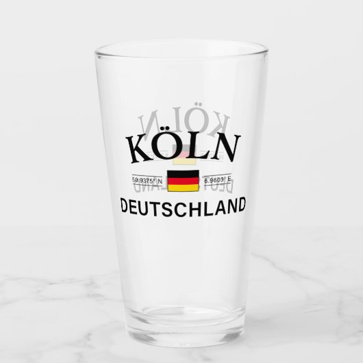ドイツのコーディネートKoln （ケルン） タンブラーグラス (正面)