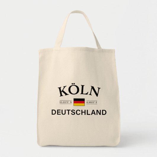 ドイツのコーディネートKoln (ケルン) トートバッグ (正面)