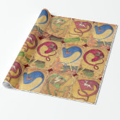 ドイツのコート国旗/犬、デール、《鳥》ハヤブサ、ダック ラッピングペーパー (アンロールド)