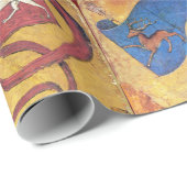 ドイツのコート国旗/犬、デール、《鳥》ハヤブサ、ダック ラッピングペーパー (ロールコーナー)