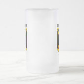 ドイツのコート・オブ・アームズ フロストグラスビールジョッキ (中央)