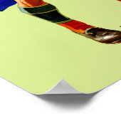 ドイツのゴルフ ポスター (角)