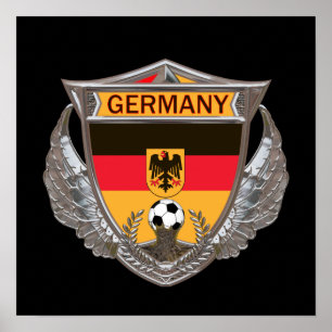 ドイツのサッカーのポスター ポスター