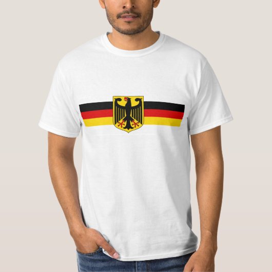 ドイツのサッカーのfussball #3 tシャツ (正面)