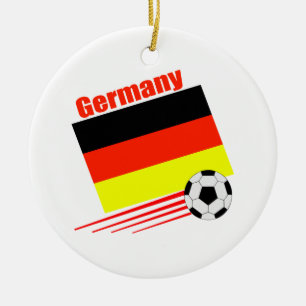 ドイツのサッカーチーム セラミックオーナメント