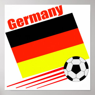 ドイツのサッカーチーム ポスター
