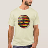 ドイツのサッカードイツのサッカーファン Tシャツ (正面)