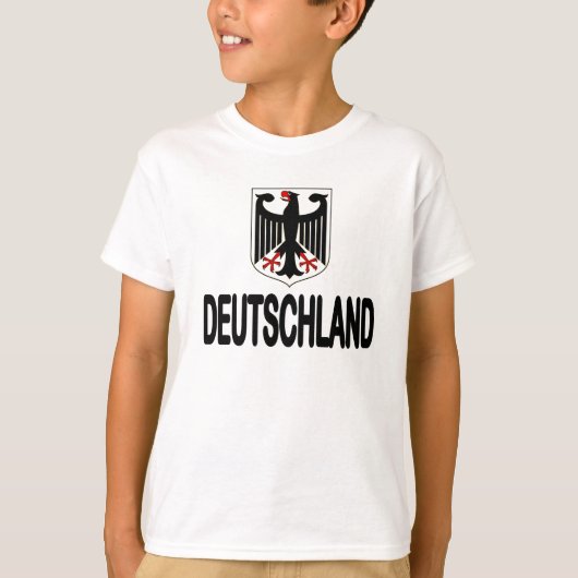 ドイツのサッカーフスボールイーグルユースリンガー Tシャツ (正面)