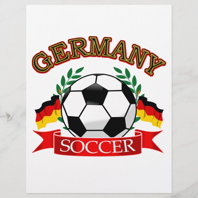 ドイツのサッカーボールデザイン (正面)