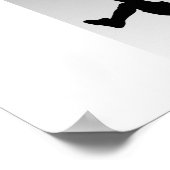 ドイツのサッカーボール自転車キック国旗 ポスター (角)