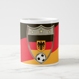ドイツのサッカー20oz. ジャンボコーヒーマグカップ