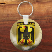 ドイツのサッカー キーホルダー (正面)