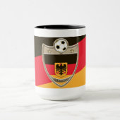 ドイツのサッカー マグカップ (中央)