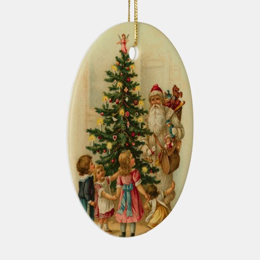 ドイツのサンタクリスマスオーナメント セラミックオーナメント (右)