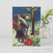 ドイツのサンタクリスマスカード シーズンカード (スタンド正面)