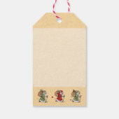 ドイツのサンタクロースのクリスマスギフトタグ ギフトタグ (裏面)