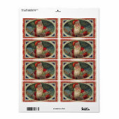 ドイツのサンタ・ラベル ラベル (フルシート)