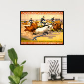 ドイツのサーカス広告ヴィンテージ1900 ポスター (ホームオフィス)