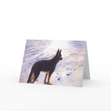 ドイツのシェパードの挨拶状