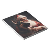 ドイツのシェパードウィズサンタクロースフェスティバルクリスマス ノートパッド (アングル)