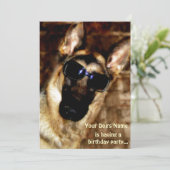 ドイツのシェパードパーティの招待状 招待状 (スタンド正面)