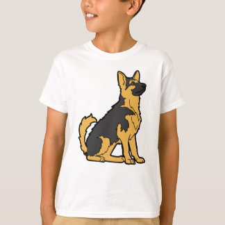 ドイツのシェパード犬 Tシャツ