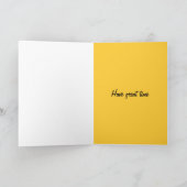 ドイツのシェパード誕生日カードカスタマイズズ カード (内部)