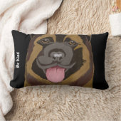 ドイツのシェパード象徴的なギフトランバーピロー ランバークッション (ブランケット)