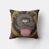 ドイツのシェパード象徴的ギフト装飾用クッション クッション (裏面)