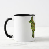 ドイツのシェパード軍の緑の迷彩 マグカップ (左)