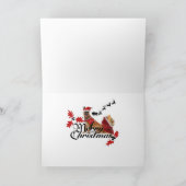 ドイツのシェパード・クリスマス・ベルズ・カード シーズンカード (内部)