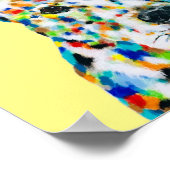 ドイツのシェパード・シャール・ペイとピットブル・ラボ・ミックス ポスター (角)