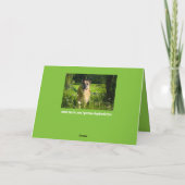 ドイツのシェパード・ファザーズ・デイ・カード カード (裏面)