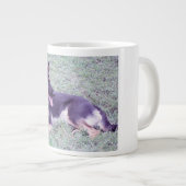 ドイツのシェパード·マグ ジャンボコーヒーマグカップ (正面右)