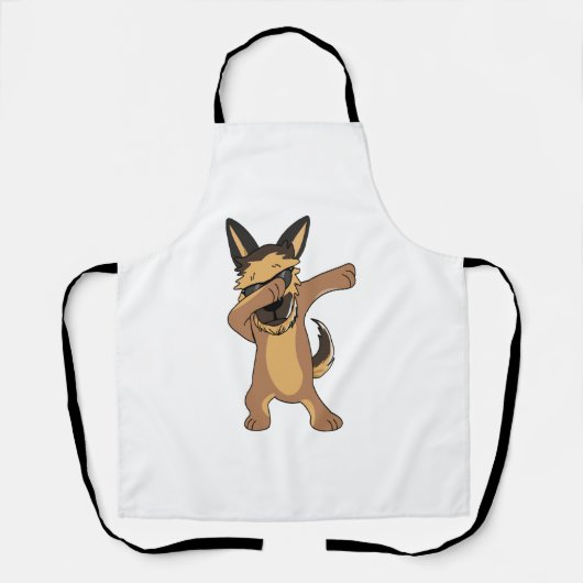 ドイツのシェパードDabbingウィンドウのデカール車Truc エプロン (正面)