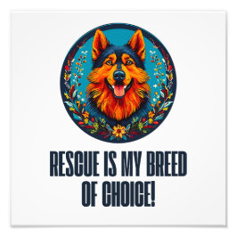 ドイツのシェルター犬 フォトプリント