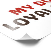 ドイツのシェルター犬 フォトプリント (角)