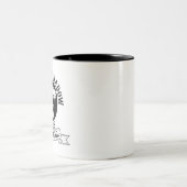 ドイツのショートエアーポインターかわいいGSPギフト ツートーンマグカップ (中央)