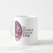 ドイツのショートポインターコーヒーマグ コーヒーマグカップ (正面左)