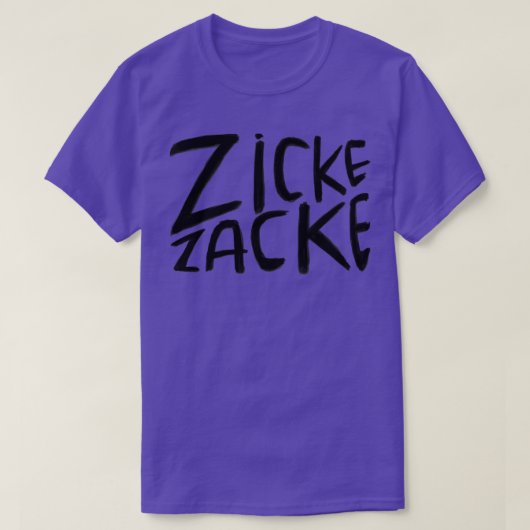 ドイツのジッケザック Tシャツ (デザイン正面)
