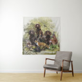 ドイツのスパニエル犬（ドイツ・ワッテルフンド） タペストリー (インサイチュ)