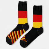ドイツのソックス、ドイツ国旗の色/スポーツ ソックス (左)