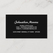 ドイツのタクシー国旗 名刺 (裏面)