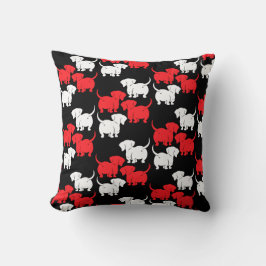 ドイツのダシュント犬のパターン クッション