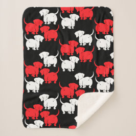 ドイツのダシュント犬のパターン シェルパブランケット