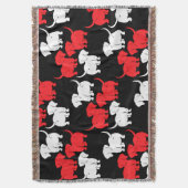 ドイツのダシュント犬のパターン スローブランケット (正面縦)