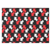 ドイツのダシュント犬のパターン テーブルクロス (正面(横))