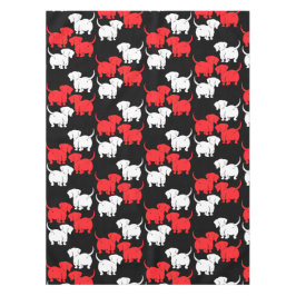 ドイツのダシュント犬のパターン テーブルクロス