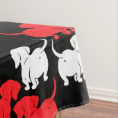 ドイツのダシュント犬のパターン テーブルクロス (インサイチュ)