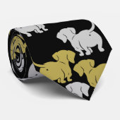 ドイツのダシュント犬のパターン ネクタイ (ロール)